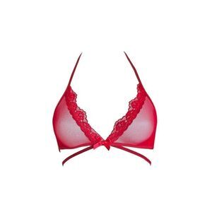 mesh lace triangle bralette
